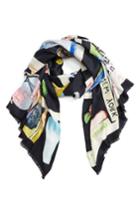 Women's Kate Spade New York Bookshelf Print Silk Scarf