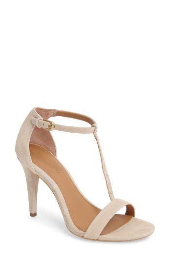 Women's Calvin Klein Nashra T-strap Sandal M - Beige