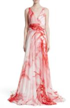 Women's Naeem Khan Print Silk Chiffon Gown