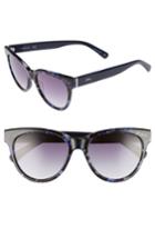 Women's Longchamp 54mm Gradient Lens Cat Eye Sunglasses - Blue Tortoise