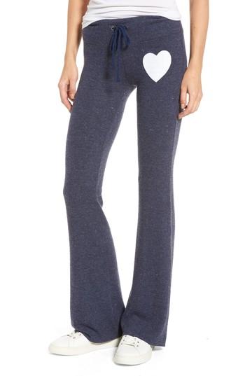 Women's Dream Scene Eat Well Track Pants, Size - Blue