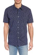 Men's Pendleton Regular Fit Print Short Sleeve Sport Shirt - Blue