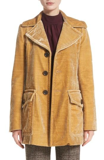 Women's Marc Jacobs Velvet Coat