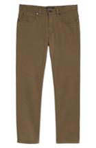 Men's Bugatchi Five-pocket Straight Leg Pants X 30 - Green