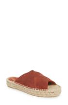 Women's Free People Tuscan Slip-on Espadrille Sandal Us / 40eu - Brown