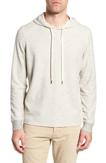 Men's Billy Reid Cotton Blend Hoodie - Grey