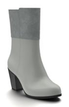 Women's Shoes Of Prey Block Heel Boot .5 D - Grey