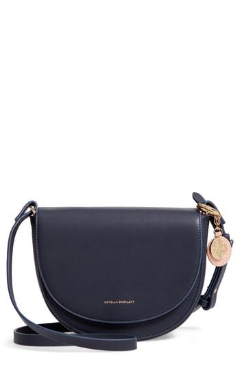 Estella Bartlett Faux Leather Saddle Bag - Blue