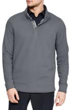 Men's Under Armour Storm Sweaterfleece Snap Mock Neck Pullover - Grey