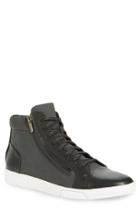 Men's Calvin Klein 'berke' Leather Sneaker .5 M - Black