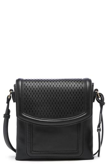 Sole Society Daisa Faux Leather Crossbody Bag - Black
