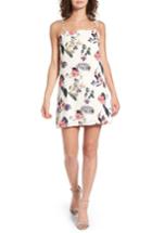 Women's Dee Elly Tie Strap Print Slipdress - Ivory