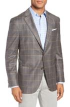 Men's Peter Millar Hyperlight Classic Fit Wool Sport Coat L - Grey