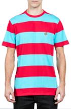 Men's Volcom X Burger Records Stripe T-shirt - Blue