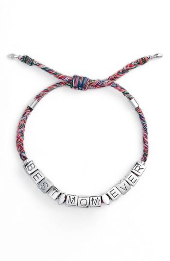 Women's Rebecca Minkoff Best Mom Ever Friendship Bracelet