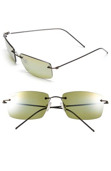 Men's Maui Jim 'sandhill - Polarizedplus2' 57mm Polarized Sunglasses - Dark Gunmetal/ Maui Ht