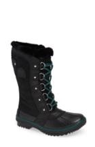 Women's Sorel Tofino Faux Fur & Genuine Shearling Lined Waterproof Boot .5 M - Black