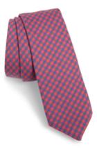 Men's Vineyard Vines Tradewinds Kennedy Check Stretch Cotton Tie, Size - Red