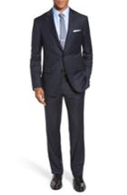 Men's Pal Zileri Classic Fit Banker Stripe Wool Suit