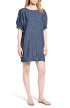 Women's Lucky Brand Saturday Polka Dot Shift Dress - Blue