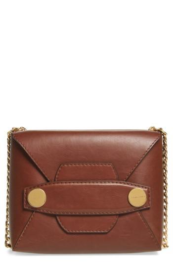 Stella Mccartney Small Faux Leather Crossbody Bag - Brown