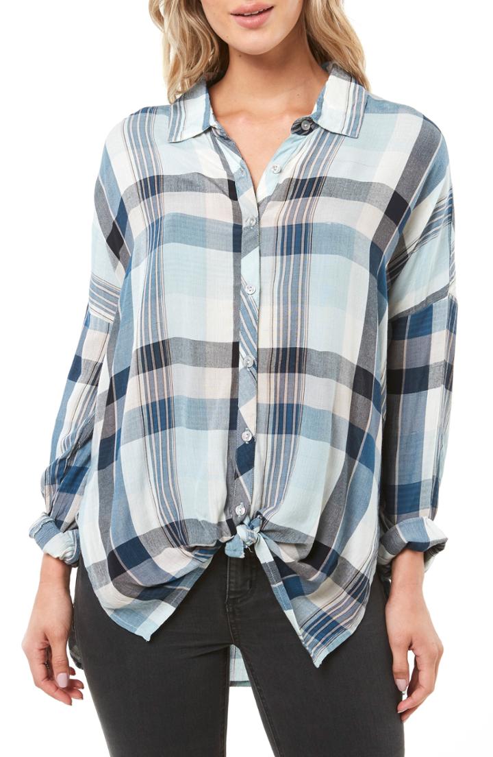 Women's O'neill Arlow Tie Hem Top - Blue