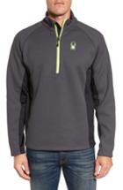 Men's Spyder Outbound Quarter Zip Knit Pullover, Size - Grey