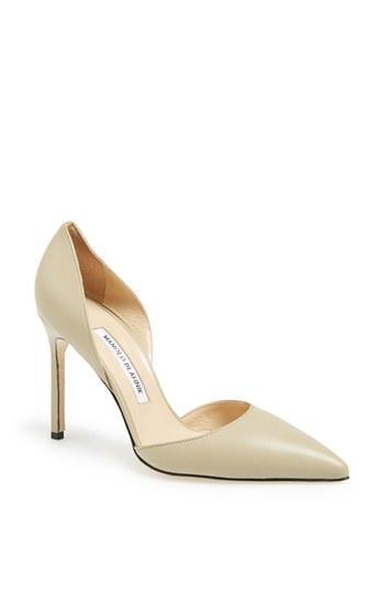 Manolo Blahnik 'tayler' Pump Taupe
