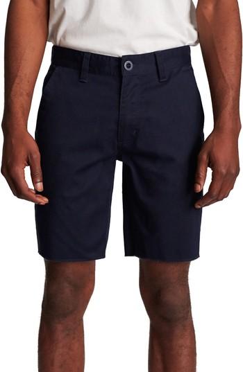 Men's Brixton Toil Ii Chino Shorts - Blue