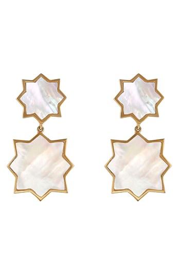 Women's Asha Kismet Mother-of-pearl Drop Earrings