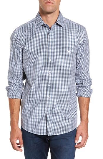 Men's Rodd & Gunn Kilburnie Original Fit Check Sport Shirt - Purple