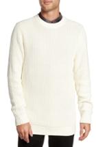 Men's Treasure & Bond Shaker Stitch Sweater - Ivory