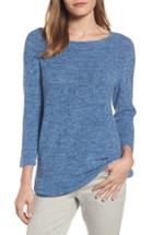 Women's Eileen Fisher Organic Cotton Sweater, Size - Blue