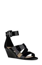 Women's Nine West Piwow Wedge Sandal .5 M - Black