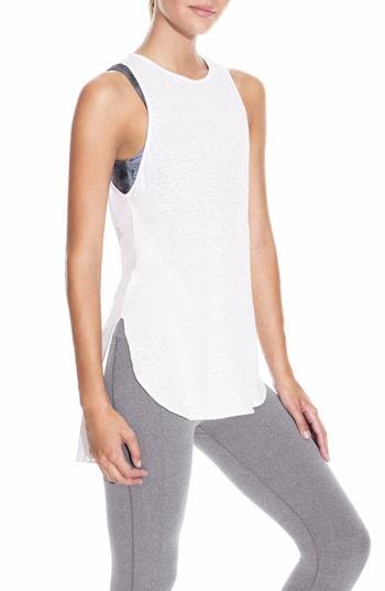 Women's Maaji Scent Blossom High/low Tank - White
