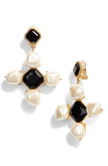 Women's Oscar De La Renta Baroque Drop Earrings