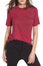Women's Ivy Park Programme Fitted Logo Tee - Purple
