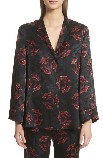 Women's A.l.c. Belfast Silk Top - Black