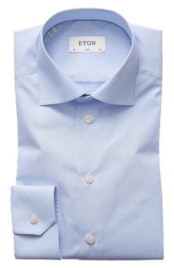 Men's Eton Extra Slim Fit Stripe Dress Shirt