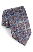 Men's Ermenegildo Zegna Medallion Silk X-long Tie