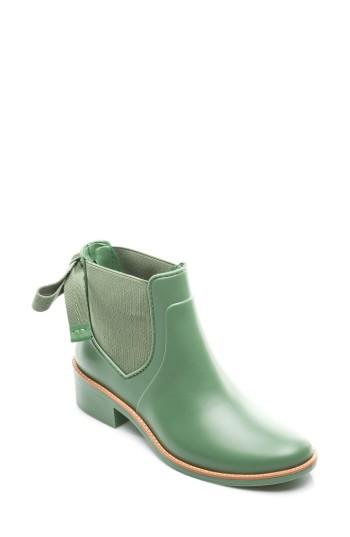 Women's Bernardo Footwear Paige Rain Boot M - Green
