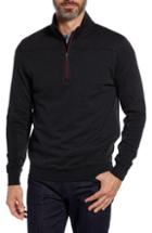 Men's Bugatchi Regular Fit Pullover Sweatshirt, Size - Blue
