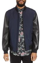 Men's Calibrate Trim Fit Bomber Jacket - Blue
