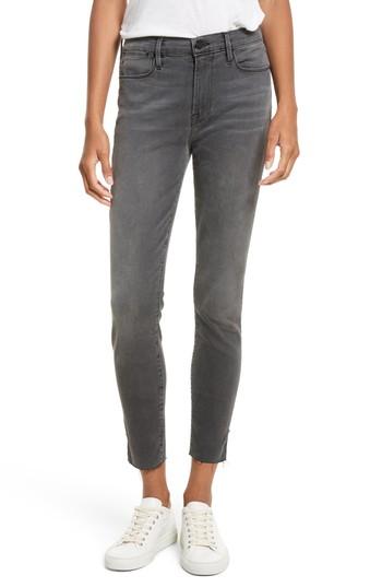 Women's Frame Le High Ankle Skinny Jeans - Grey