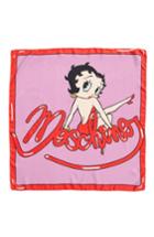 Women's Moschino Betty Boop Silk Scarf, Size - Pink