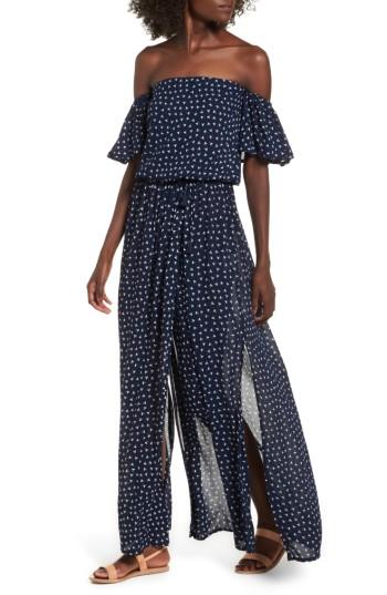 Women's Faithfull The Brand La Digue Off The Shoulder Maxi Dress