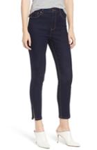 Women's Tinsel Split Hem Ankle Skinny Jeans - Blue