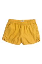 Women's Madewell Pull-on Shorts, Size - Yellow