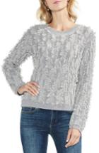 Women's Vince Camuto Fringe Sweater - Grey