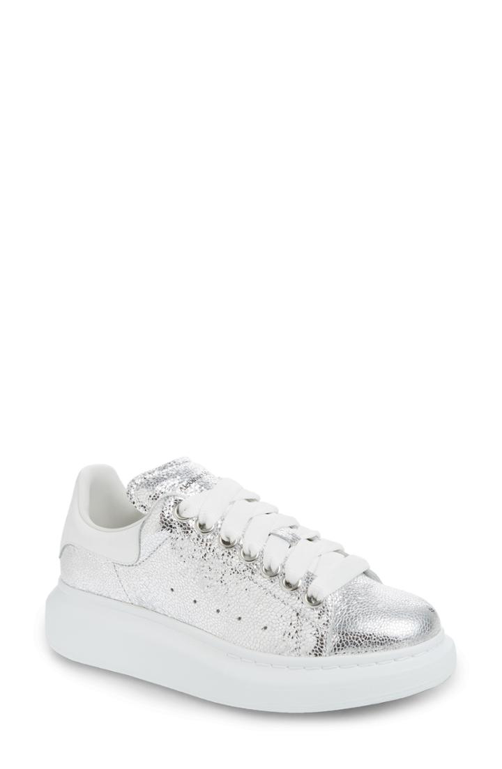 Women's Alexander Mcqueen Sneaker Us / 37eu - Metallic